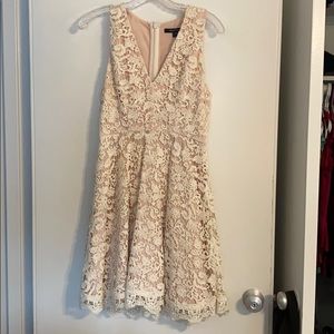French Connection Ivory Lace Dress